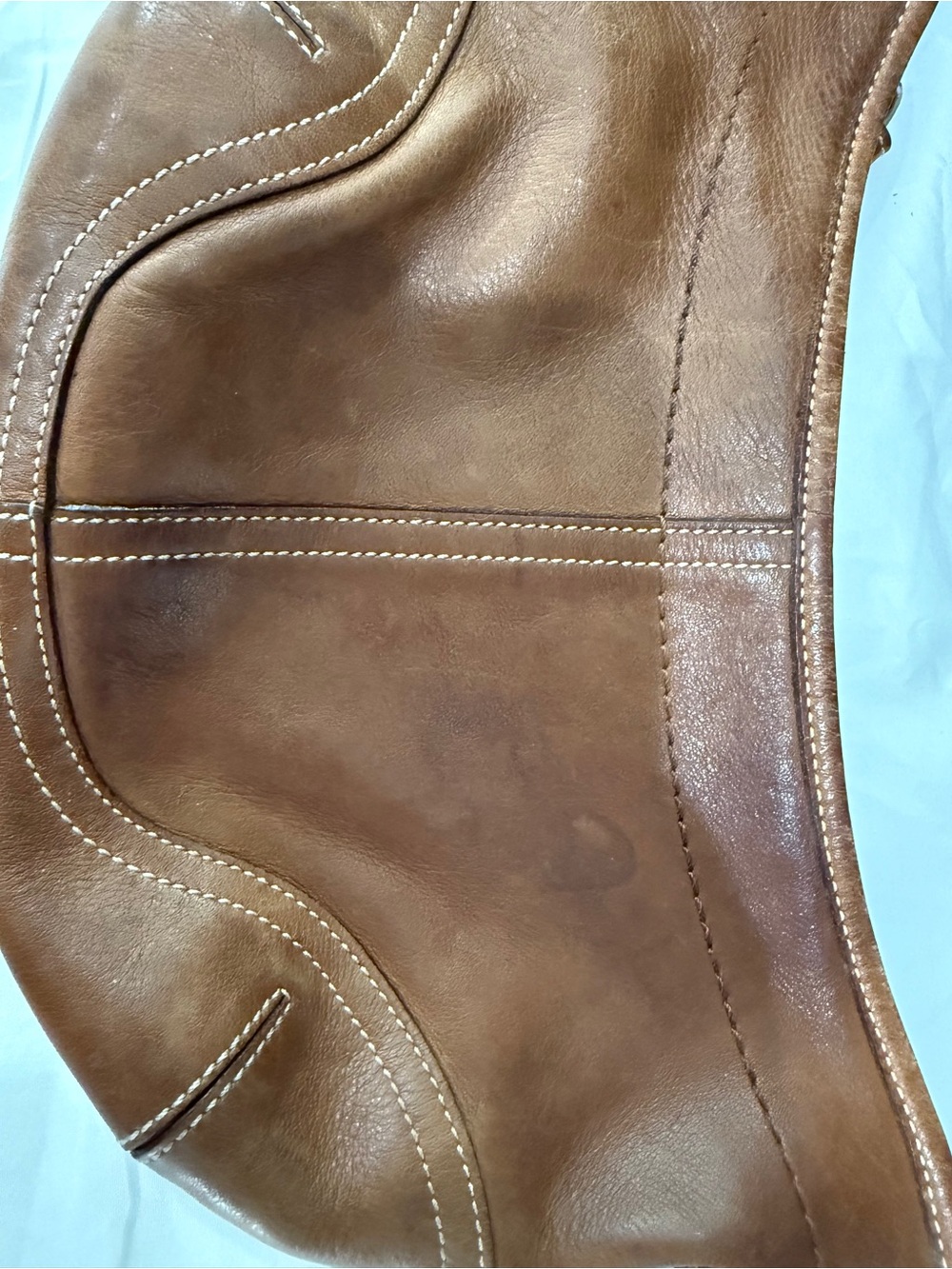 Coach Brown Leather Hobo with Dark Brown Strap - Picture 8 of 8